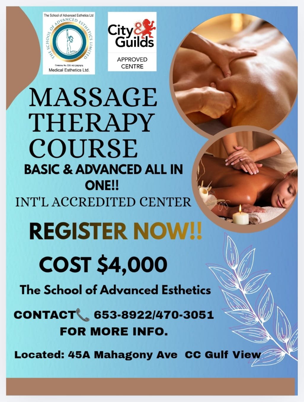 Massage Therapy Course